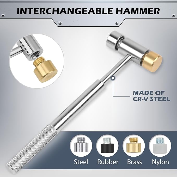 StrikeMaster Pro™ 25-Piece Pin Punch Hammer