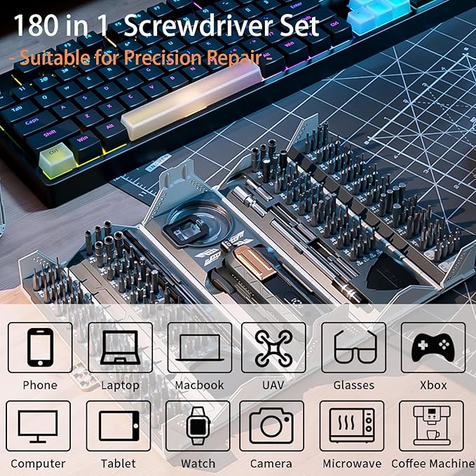 MagniFix Pro™ Multi-Purpose Magnetic Screwdriver Kit