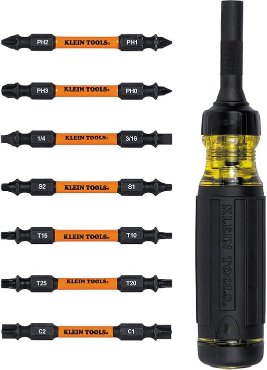 TorqueFlex Pro™ 15-in-1 Ratcheting Screwdriver Set